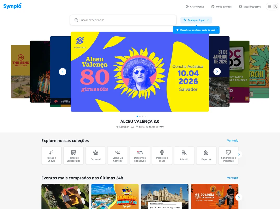 Imagem do projeto: Sympla